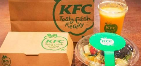 KFC都脫紅入綠了，輕食成了外賣老板們的又一片藍海？